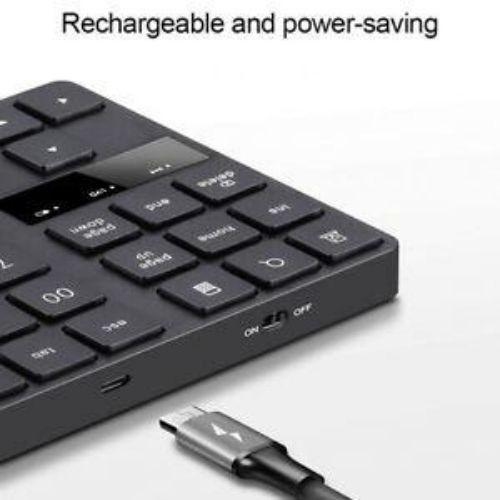 USB Numeric Keypad Portable Slim Mini Number Pad for Laptop Desktop PC Full Size