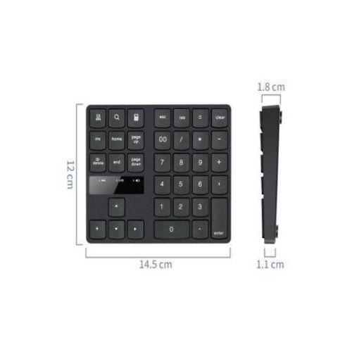 USB Numeric Keypad Portable Slim Mini Number Pad for Laptop Desktop PC Full Size
