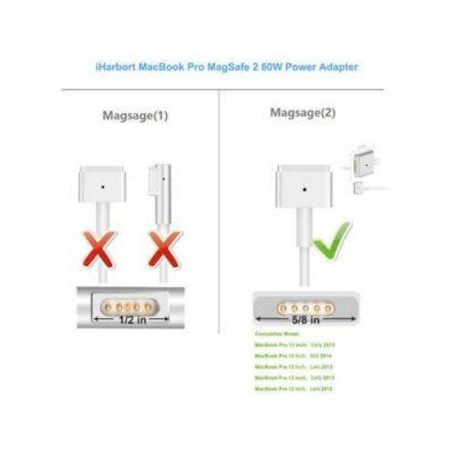 45W Power Adapter for Apple MagSafe 2 II Macbook Air A1435 A1465 A1436 A1466