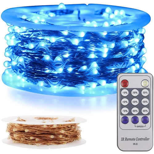 ER CHEN LED String Lights Plug in, 99ft with 300 LEDs Fairy Lights, Waterproof Indoor & Outdoor Copper Wire Decorative Lights - axGear