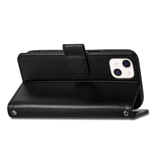 Juvenileway™ Folio Series Style Reassurance Flip Case for Apple iPhone 13 – Black