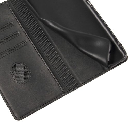 TopSave Leather Folio Flip Wallet w/Magnetic Clip Card Slot Holder Case For Google Pixel 6 Pro, Black