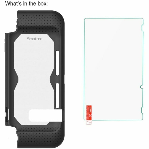Smatree Hard Protective Case with Screen Protector for Nintendo Switch - All-Around Protection and Enhanced Comfort