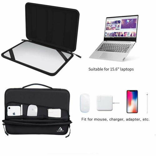 Smatree 15.6-inch Hard Shell Laptop Sleeve - Black
