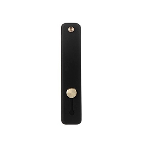 CC  Topsave Rubber Phone Hand Band Holder Wristband Strap Push Pull Grip Stand Bracket Finger Ring Holder In Black