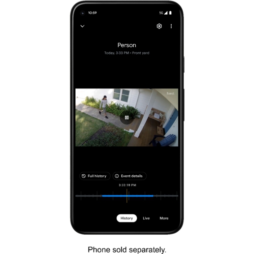 Google - Nest Cam Indoor/Outdoor- Snow