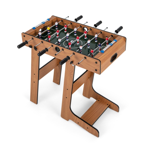 Topbuy 27" Folding Foosball Table Soccer Game Christmas Gift Football Sports Indoor