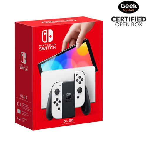 Console Switch de Nintendo - Blanc - Boîte ouverte