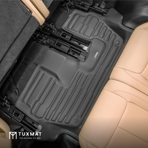 TuxMat - For Jeep Grand Cherokee L 7-Seater 2021-2026 Models - Custom Car Mats - Maximum Coverage, All Weather, Laser Measured - This Full Set