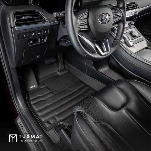 TuxMat - For Dodge Durango 7-Seater 2016-2025 Models - Custom Car Mats - Maximum Coverage, All Weather, Laser Measured - This Full Set Includes 1st,