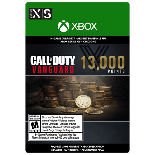 Call of Duty: Vanguard - 13 000 points COD - Téléchargement numérique