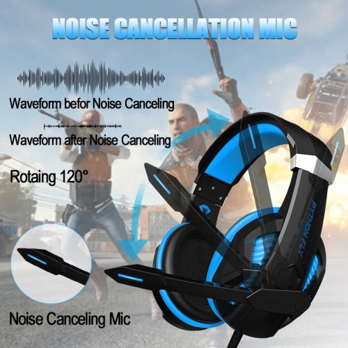 Gaming Headset G2000MIX -7.1 Surround-Mic LED for PS, Xbox One 360 PC Blue