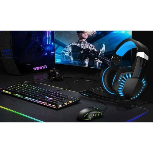Gaming Headset G2000MIX -7.1 Surround-Mic LED for PS, Xbox One 360 PC Blue