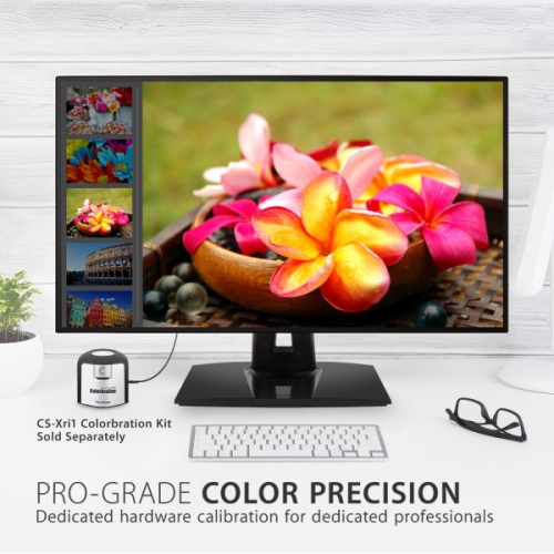 ViewSonic 27" UHD 60Hz 6ms GTG IPS LCD Monitor - Black