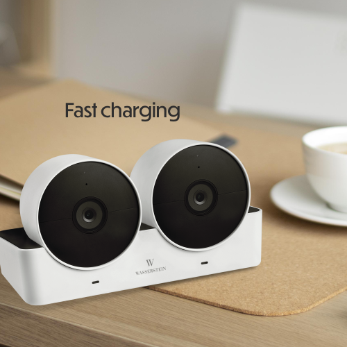 Wasserstein Dual Charging Slot Compatible with Google Nest Cam