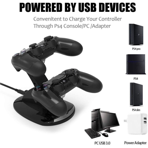 Charging Docking Station for Playstation 4 / PS4 / PS4 Pro / PS4