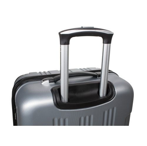 Archibolt Silver 3-Piece Hard Shell Rolling Suitcase Set, Luggage bag, Lightweight Large Luggage Suitcase Set With TSA Lock,Checked and Cabin Big