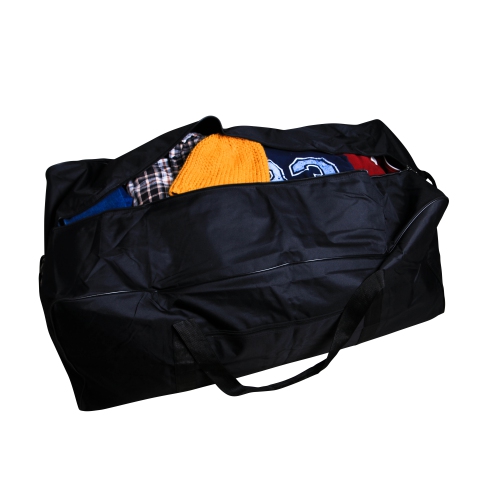 Archibolt 42" Duffel Bag Sports Luggage Travel Hockey Bag, Black, XL