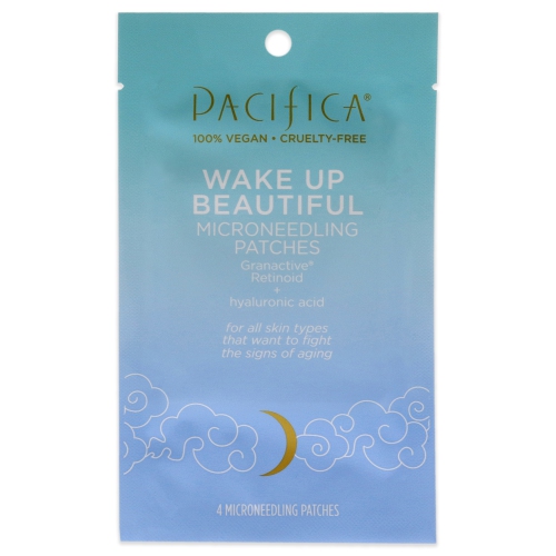 Wake Up Beautiful Microneedling Patches by Pacifica for Unisex - 4 Pc Patches