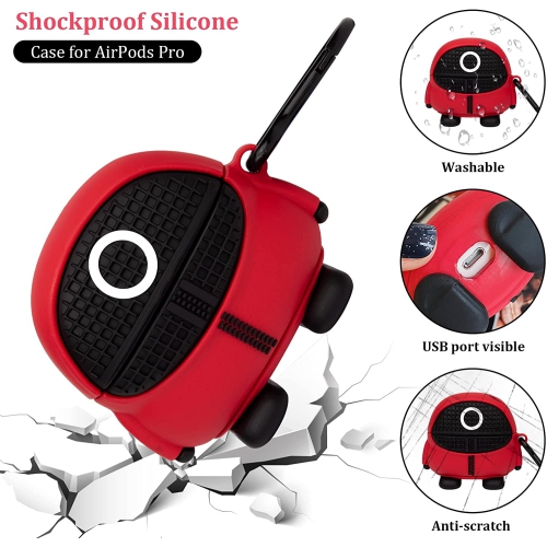 Squid Game Apple Airpods Pro Cases Silicone Protective Cover