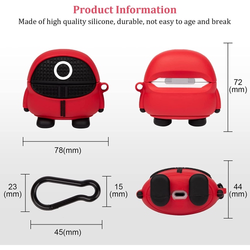 Squid Game Apple Airpods Pro Cases Silicone Protective Cover