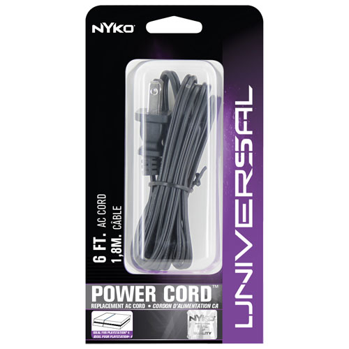 Nyko Universal Replacement Power Cord for PS4