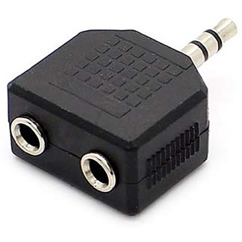 IMBAPRICE  3.5MM Stereo (Male) to Dual 3.5MM Stereo (Female) Splitter Adapter