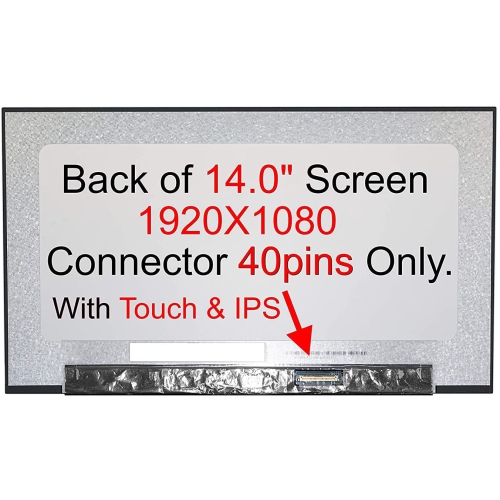 LaptopKing 14.0" LED Replacement Screen for Laptops All Models Available *1 Year Warranty* (N140HCN-G53 C1 REV.C1) Open Box by LAPTOPKING - Open Box condition - Image 2