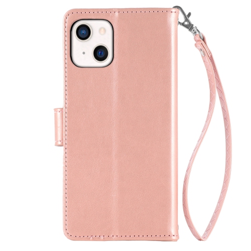 Juvenileway™ Folio Series Style Reassurance Flip Case for Apple iPhone 13 – Rose Pink