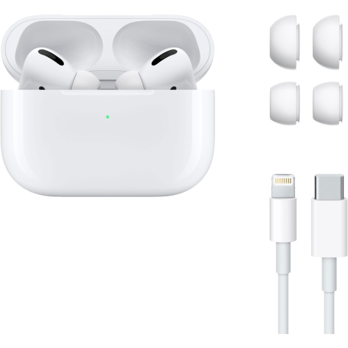 Boîte ouverte - Écouteurs boutons 100 % sans fil à suppression du bruit Airpod Pro d'Apple avec étui de chargement MagSafe