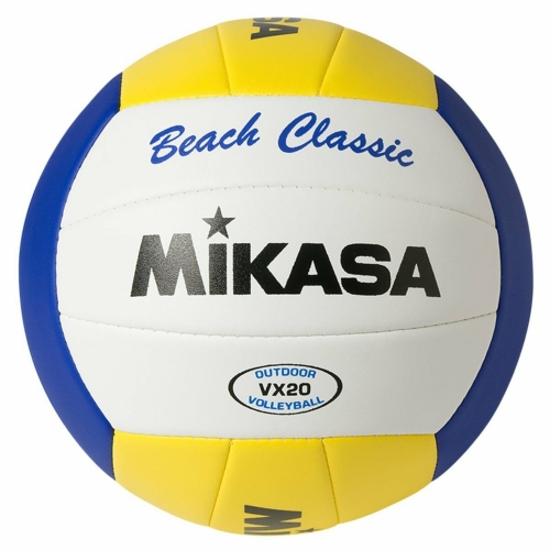 Ballon de volleyball de plage en composite à coutures souples Mikasa VX20 - taille officielle 5