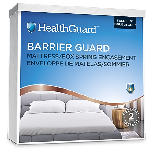 HealthGuard Barrier Guard Mattress And Box Spring Encasement Full Extra Long 9"