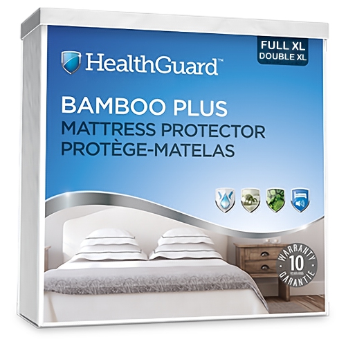 HealthGuard Bamboo Plus Waterproof Mattress Protector Full Extra Long