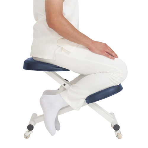 Master Massage Ergonomic Metal Foldable Posture Kneeling Chair for Office –Metal Folding Kneeling Posture Chair for Home and Office-Posture