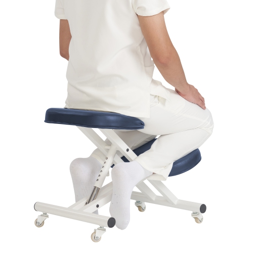 Master Massage Ergonomic Metal Foldable Posture Kneeling Chair for Office –Metal Folding Kneeling Posture Chair for Home and Office-Posture
