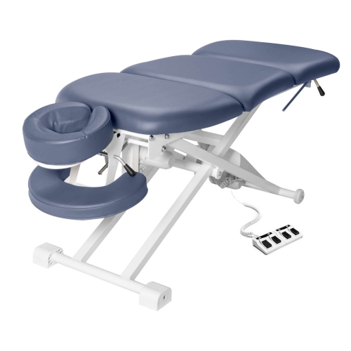 Master Massage 29" TheraMaster 4 Section Electric Bodywork Table-Royal Blue