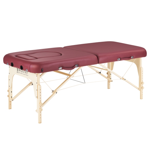 Table de massage de grossesse portative Eva 30'' de Master Massage pour clientes et personnes obèses, lit facial Spa Salon pour femmes enceintes -