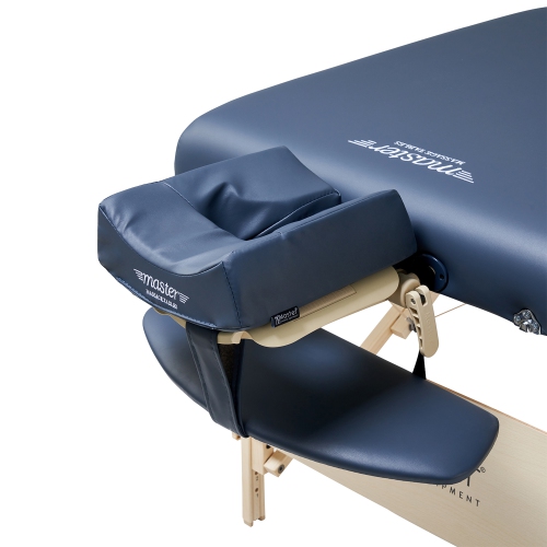 Master Massage Coronado Therma Top™ Portable Massage Table Heated with Warming Top and 3-Inch Foam Cushioning- Tattoo Bed, Lash Table- Royal Blue