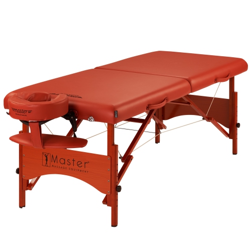 Master Massage 25" Fairlane Pro Portable Massage Table in Cinnamon without Therma-Top