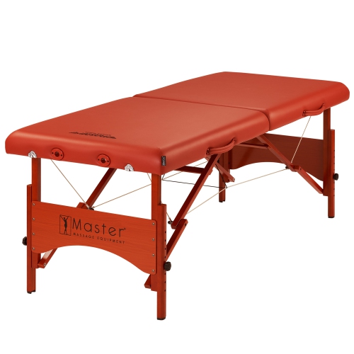 Master Massage 25" Fairlane Pro Portable Massage Table in Cinnamon without Therma-Top