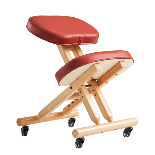 Master Massage Comfort Plus Wooden Kneeling Chair Prefect for Home, Office & Meditation