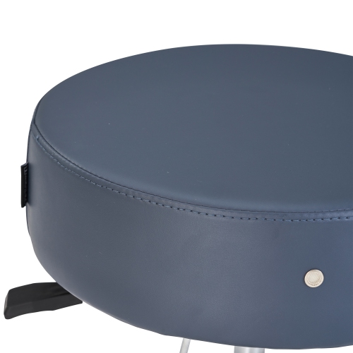 Master Massage Glider Ergonomic Round Swivel Adjustable Rolling Hydraulic Stool Barber Dental Chair for Clinic, Tattoo, Spas, Facial, Beauty, Home,