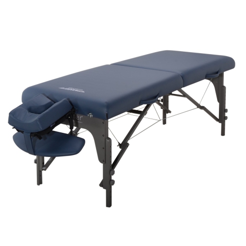 MASTER MASSAGE  31 Inch Montclair Lx Pro Portable Massage Table Package With Memory Foam, Royal 1 Count In Blue