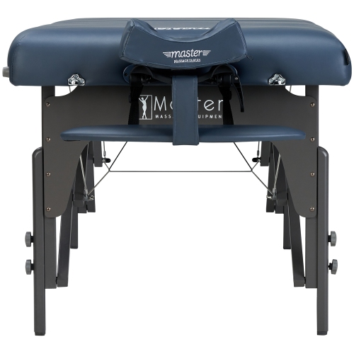 Master Massage 31 inch Montclair LX Pro Portable Massage Table Package with Memory Foam, Royal Blue 1 count