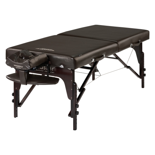 Master Massage Carlyle LX 31 Inch Extra Wide Portable Massage Table, SPA Salon Facial Beauty Bed, Tattoo Lash Bed, 3" Thick of Memory Foam, PU