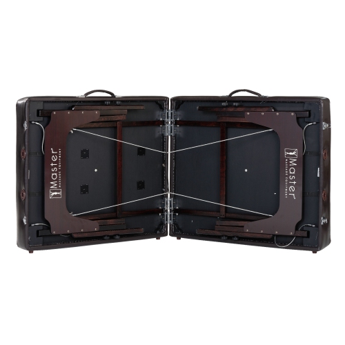 Master Massage Carlyle LX 31 Inch Extra Wide Portable Massage Table, SPA Salon Facial Beauty Bed, Tattoo Lash Bed, 3" Thick of Memory Foam, PU