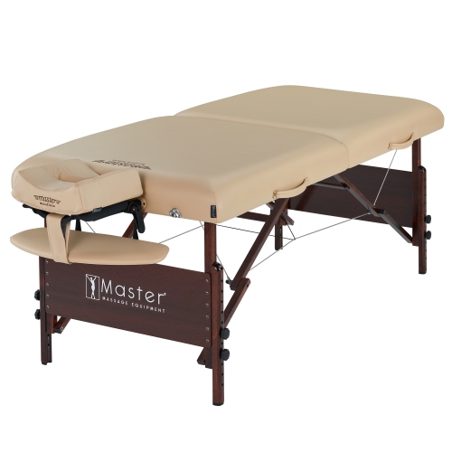 Master Massage 30" Del Ray Pro Portable Massage Table with Adjustable Table Height, 750lbs. Working Capacity- Massage Bed, Tattoo Table, Lash Table