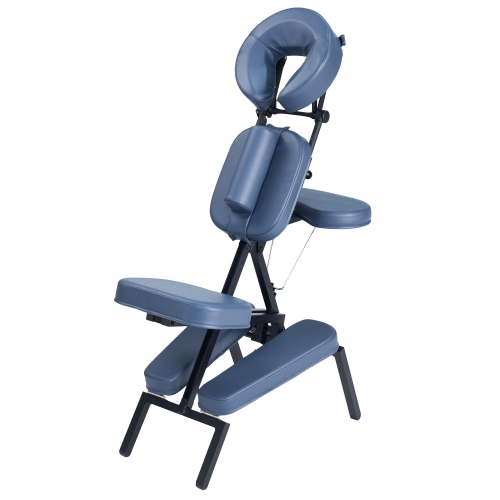 Master Massage Professional Lightweight Portable Folding Massage Chair – Adjustable Aluminum Chair with Wheeled Carrying Case – Ideal for Spa, Salon,