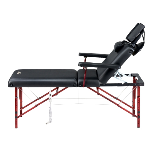 Master Massage 31" Montclair Salon Spa Beauty Therma Top Portable Table massage pliante Table de massage Ens. Canapé pour tatouage facial, couleur