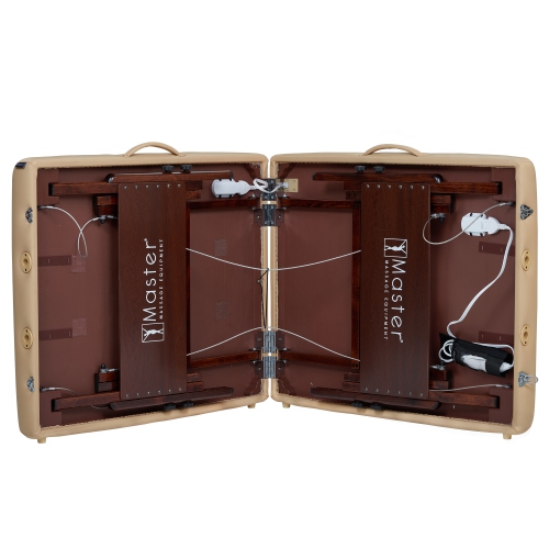 Master Massage 30" Del Ray Therma Top™ Portable Massage Table Beauty Bed Package with Accessories- for Use as a Tattoo Bed, Lash Table